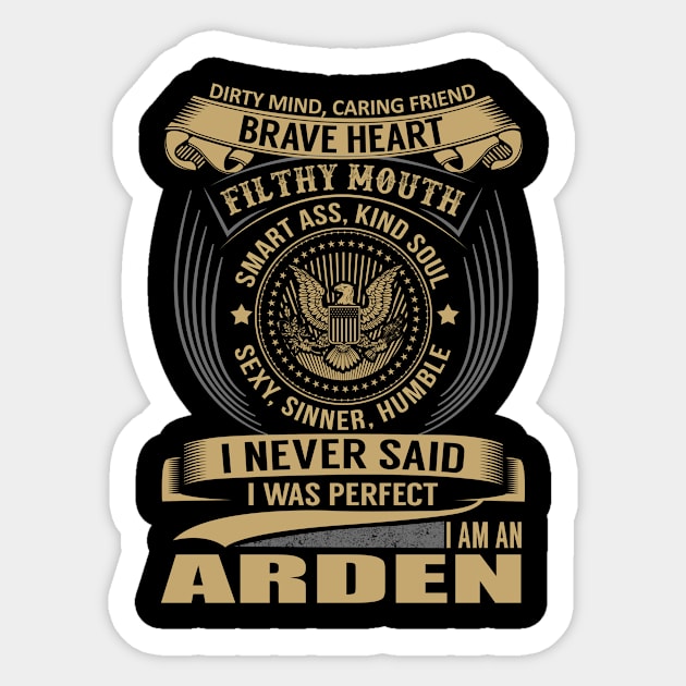 ARDEN Sticker by Nicolbar